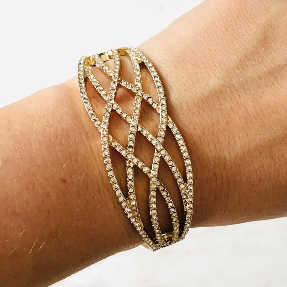 ANNE KLEIN Cubic Zirconia Bangle Bracelet